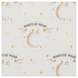 Monsieur Moon - hemelse kinderkamer magische sterr Stof