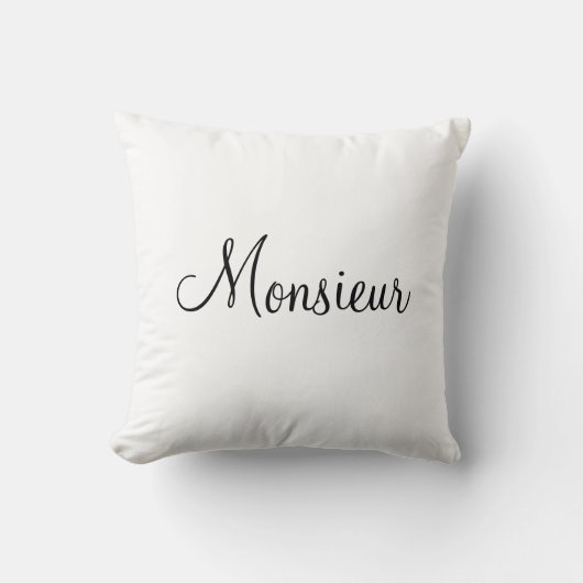 monsieur pillow kussen (Voorkant)