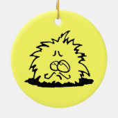 "MONSIEUR POUFF" KERAMISCH ORNAMENT (Achterkant)