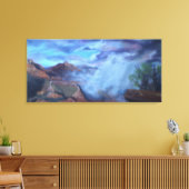 Monsoon at the Grand Canyon Canvas Afdruk (Insitu (Woonkamer))