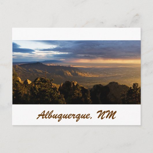Monsoon boven Albuquerque Briefkaart (Voorkant)