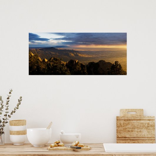Monsoon boven Albuquerque Poster (Keuken)
