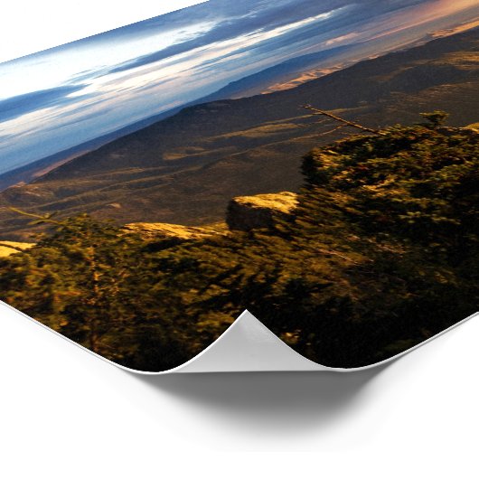 Monsoon boven Albuquerque Poster (Hoek)