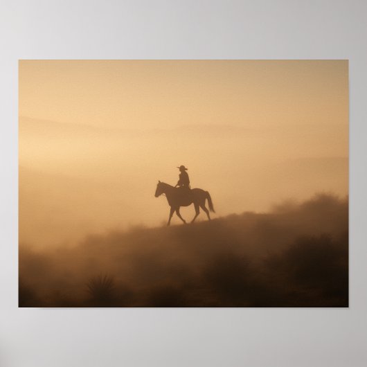 Monsoon Clouds Poster - Dramatic Desert Sky Print (Voorkant)