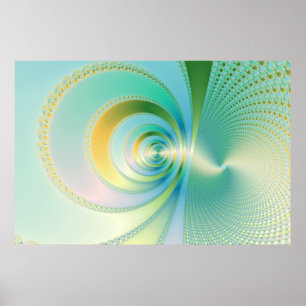 Monsoon - Fractaal Poster