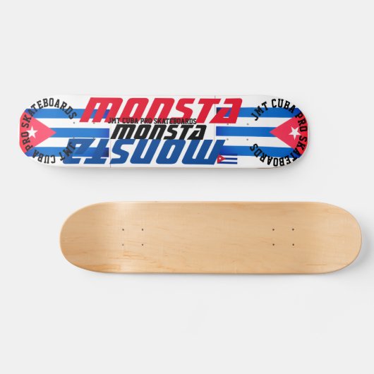 MONSTA! JMT CUBA 7 3/4-inch skateboard Deck (Horizontaal)