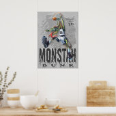 Monstah Dunk Dinosaur Basketball Poster (Keuken)