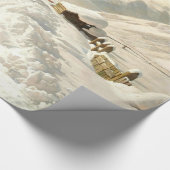 Monsted - Winter in Ponte-Campovasto, Zwitserland Cadeaupapier (Hoek)