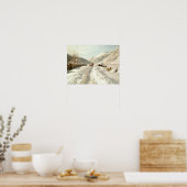 Monsted - Winter in Ponte-Campovasto, Zwitserland Poster (Keuken)