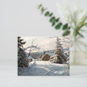 Monsted - Winterlandschap in Solbelyst Briefkaart (Staand voorkant)