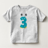 Monster 3 kinder shirts (Voorkant)