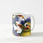Monster 3 koffiemok (Voorkant rechts)