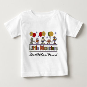 Monster 4e verjaardag Tshirts en geschenken