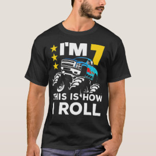 Monster 7th Birthday Gift Big geweldige T-shirt