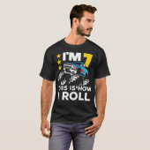 Monster 7th Birthday Gift Big geweldige T-shirt (Voorkant volledig)