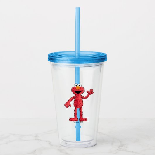 Monster aan het einde van dit artikel | Cutie Elmo Acryl Drinkbeker (Voorkant)