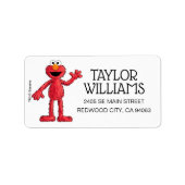 Monster aan het einde van dit artikel | Cutie Elmo Etiket (Voorkant)