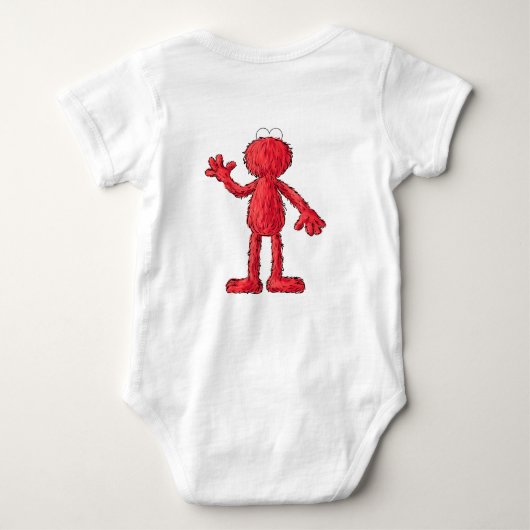 Monster aan het einde van dit artikel | Cutie Elmo Romper (Achterkant)