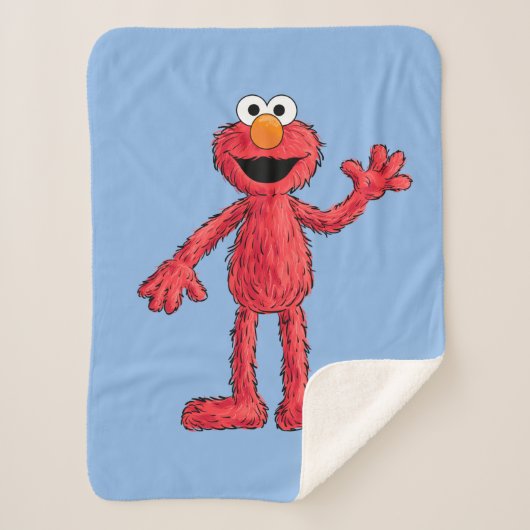 Monster aan het einde van dit artikel | Cutie Elmo Sherpa Deken (Voorkant)