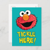 Monster aan het einde van dit artikel | Elmo Briefkaart (Voorkant / Achterkant)