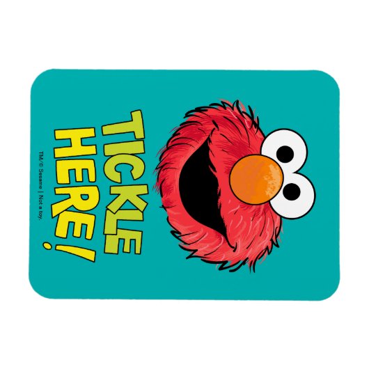 Monster aan het einde van dit artikel | Elmo Magneet (Horizontaal)