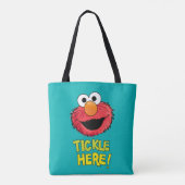 Monster aan het einde van dit artikel | Elmo Tote Bag (Achterkant)