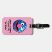 Monster aan het einde van dit artikel | Grover Bagagelabel (Voorkant horizontaal)