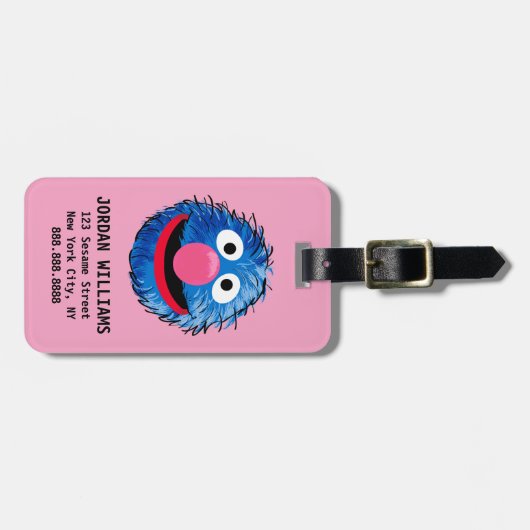 Monster aan het einde van dit artikel | Grover Bagagelabel (Voorkant horizontaal)