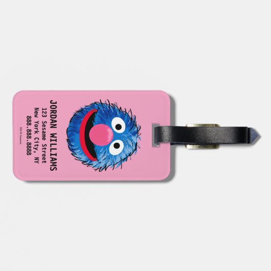 Monster aan het einde van dit artikel | Grover Bagagelabel (Achterkant horizontaal)