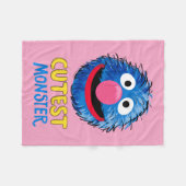 Monster aan het einde van dit artikel | Grover Fleece Deken (Voorkant (Horizontaal))