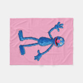 Monster aan het einde van dit artikel | Grover Fleece Deken (Voorkant (Horizontaal))