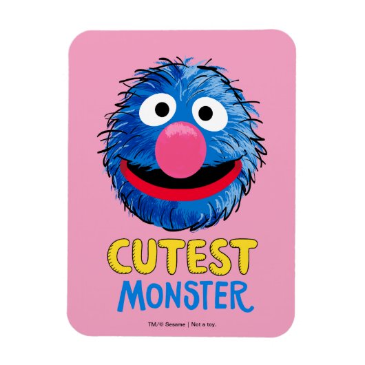 Monster aan het einde van dit artikel | Grover Magneet (Verticaal)