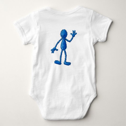 Monster aan het einde van dit artikel | Grover Romper (Achterkant)