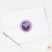 Monster aan het einde van dit artikel | Grover Ronde Sticker (Envelop)