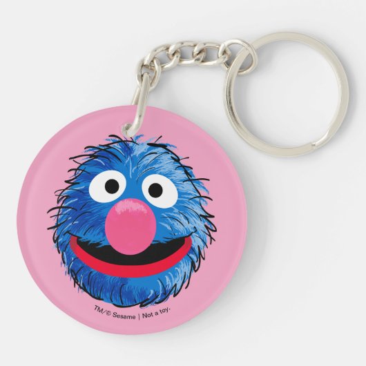 Monster aan het einde van dit artikel | Grover Sleutelhanger (Achterkant)