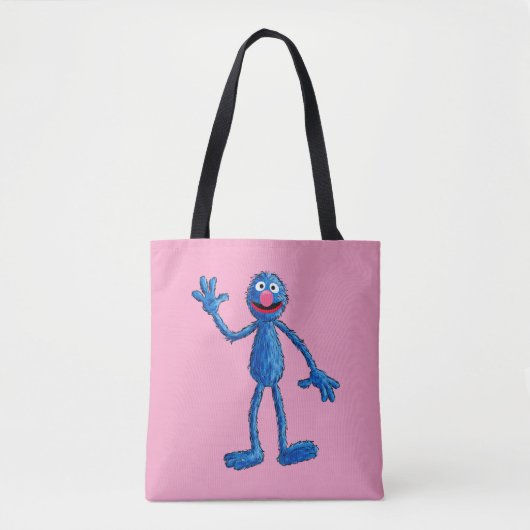 Monster aan het einde van dit artikel | Grover Tote Bag (Voorkant)