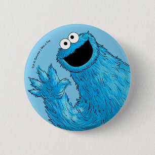 Monster aan het einde van dit artikel Koekje Ronde Button 5,7 Cm