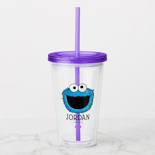 Monster aan het einde van dit artikel | Koekjesmon Acryl Drinkbeker (Voorkant)