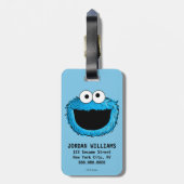 Monster aan het einde van dit artikel | Koekjesmon Bagagelabel (Achterkant verticaal)