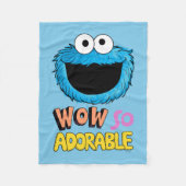 Monster aan het einde van dit artikel | Koekjesmon Fleece Deken (Voorkant)