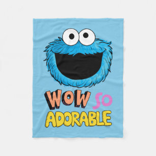 Monster aan het einde van dit artikel Koekjesmon Fleece Deken