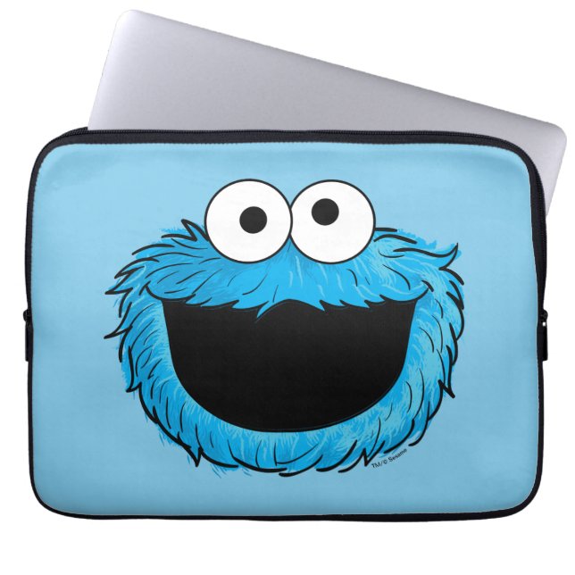 Monster aan het einde van dit artikel | Koekjesmon Laptop Sleeve (Voorkant)