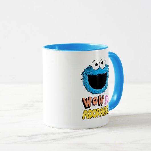 Monster aan het einde van dit artikel | Koekjesmon Mok (Voorkant rechts)