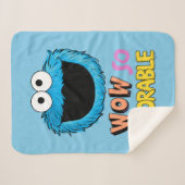 Monster aan het einde van dit artikel | Koekjesmon Sherpa Deken (Voorkant (horizontaal))