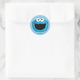 Monster aan het einde van dit verhaal   Cookie Mon Ronde Sticker