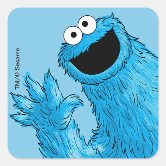 Monster aan het einde van dit verhaal | Cookie Vierkante Sticker (Voorkant)