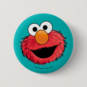 Monster aan het einde van dit verhaal   Elmo Ronde Button 5,7 Cm