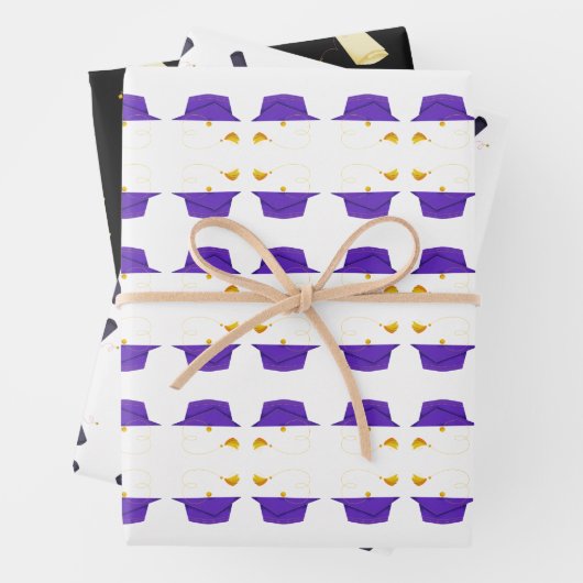 Monster Afstuderen Pet Inpakpapier Vel (In situ)