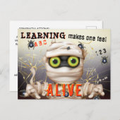 Monster alfabetisme Kinder Educatief Briefkaart (Voorkant / Achterkant)