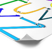 Monster Alphabet Poster (Hoek)